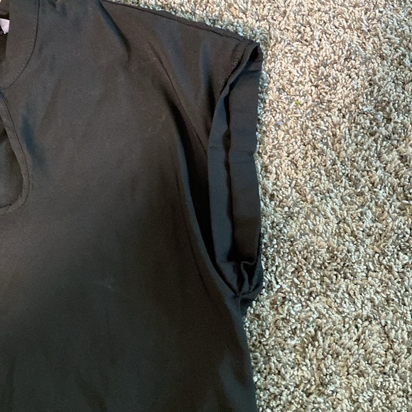 SO large black silk business top - Picture 4 of 7